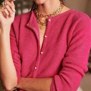 Sezane fuchsia sweater, Gaspard design, size: XL